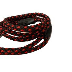 Palkar Vodítko pro psy 150 cm x 8 mm černo-červená