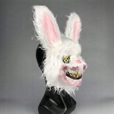 Korbi Maska králíka vraha, strašidelný králík, Halloween