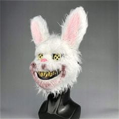 Korbi Maska králíka vraha, strašidelný králík, Halloween
