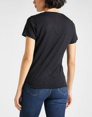 Lee Dámské tričko LEE L41JEN01 V NECK TEE BLACK Velikost: S