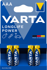 Varta Baterie Longlife Power 4 AAA 4903121414
