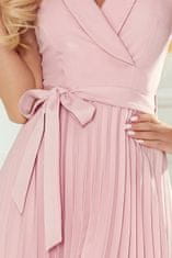 Numoco Dámské mini šaty Wendy pudrová růžová L