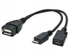 Gembird Adaptér A-OTG-AFBM-04 USB - USB MICRO AF-BM + (F)