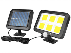 LTC Venkovní solární LED osvětlení LTC LXLA318 s odděleným solárním panelem, 120x LED