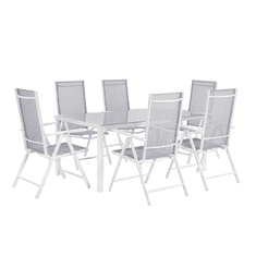 Beliani Zahradní jídelní set (stůl + 6 židlí) CATANIA