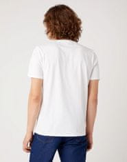Wrangler Pánské tričko WRANGLER W70MD3989 SIGN OFF TEE WHITE Velikost: L