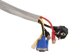 Fiber Mounts M5C13 organizér kabelů stříbrný