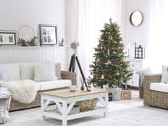 Beliani Umělý vánoční stromek 180 cm zelený BENITO