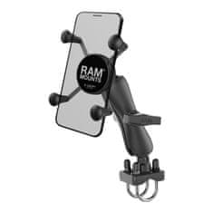 RAM MOUNTS sestava - velký držák X-Grip s středním ramenem a úchytem U-Bolt na průměr 1" až 1,25"