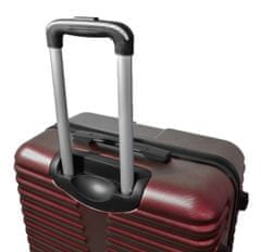 Linder Exclusiv Sada cestovních kufrů MC3079 Červená
