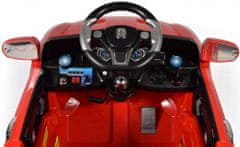 Wiky Elektrické auto červené RC na dálkové ovládání 102x62x52 cm
