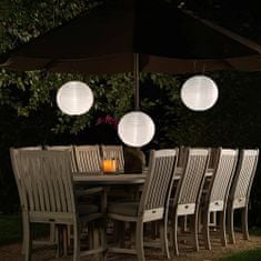 LUMILED Solární zahradní lampa LED závěsná FELISI LAMPION 30cm