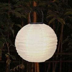 LUMILED Solární zahradní lampa LED závěsná FELISI LAMPION 30cm