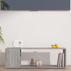 Greatstore TV skříňka šedá sonoma 100 x 24 x 32 cm kompozitní dřevo