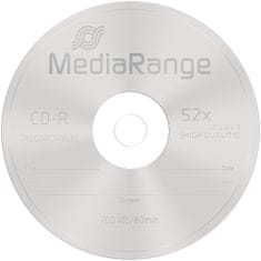 MediaRange CDR 52x 700MB, Spindle, 10ks