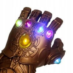 Korbi Thanos rukavice, nekonečno rukavice, LED