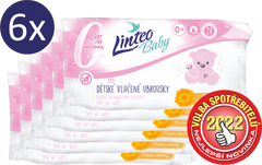 LINTEO Baby Ubrousky Soft and Cream 6x72 ks