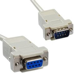 PremiumCord prodlužovací kabel-myš 9pin, 5m, rozebírací