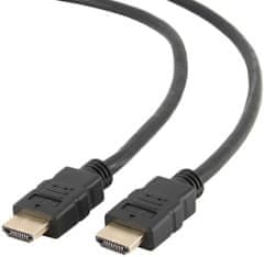 Gembird CABLEXPERT kabel HDMI-HDMI 1,8m, 2.0, M/M stíněný, zlacené kontakty, černá