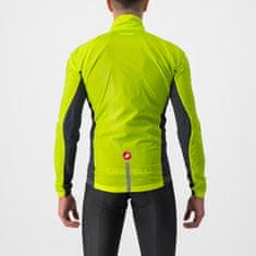 Castelli větrovka Squadra Stretch Jacket Electric Lime/Dark Gray žlutá L