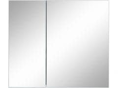 Danish Style Koupelnová zrcadlová skříňka Wessel , 70 cm, bílá