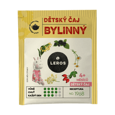 LEROS Leros Dětský čaj bylinný nálevové sáčky 20x1,8g