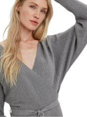 Vero Moda Dámské šaty VMHOLLYREM Regular Fit 10269251 Medium Grey Melange (Velikost S)
