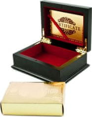 Ikonka Plastové zlaté karty v luxusní krabičce