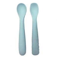 Silikonové lžičky B-Spoon Shape 2ks Pastel Blue