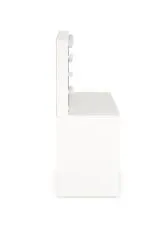 Halmar Toaletní stolek Hollywood, bílá, lamino
