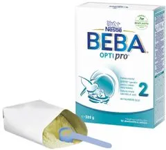 BEBA OPTIPRO 2 pokračovací kojenecké mléko, 6x500 g