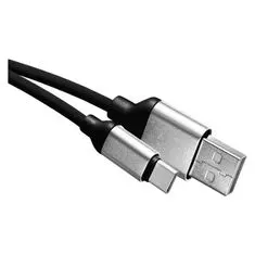 Emos USB kabel 2.0 A/M - C/M 1m černý. 