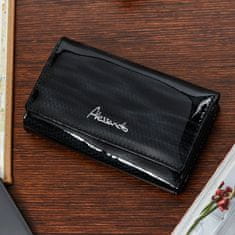 Alessandro Paoli Z21 Dámská kožená peněženka RFiD černá