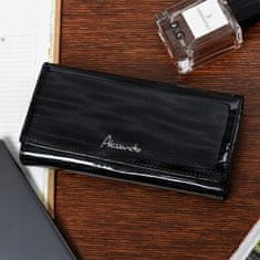 Alessandro Paoli Z23 Dámská kožená peněženka RFiD černá