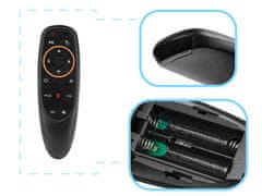KIK KX5656 Pilotní vzduchová myš G10 Smart TV Box Mikrofon x9