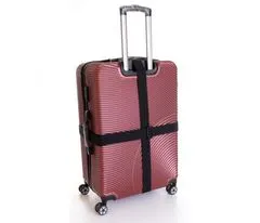 T-class® Křížový popruh na kufr s TSA zámkem (černá)