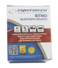Esperanza Přenosný reproduktor Bluetooth Ritmo EP115K