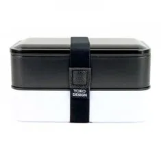 Yoko Design box na jídlo dvoupatrový černý