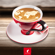 Julius Meinl Šálek na kávu - cappuccino, červený design. 160ml. RED cappuccino cup