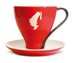 Julius Meinl Šálek na velkou kávu nebo čaj, červený design. 250ml. RED jumbo cup
