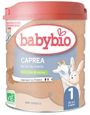 Babybio Caprea 1 počáteční kozí kojenecké bio mléko 800 g