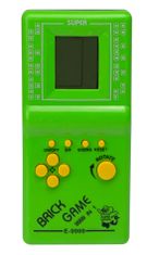 Aga KIK Digitální hra Brick Game Tetris zelený