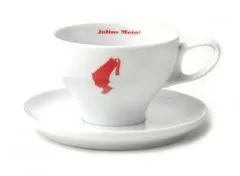 Julius Meinl Šálek na kávu - cappuccino, bílý design. 180ml. JM logo cup cappucino