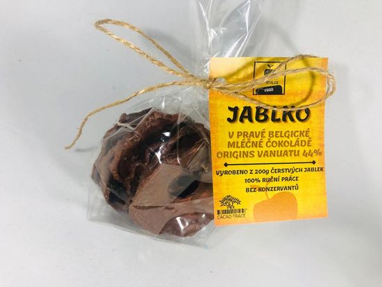 FIT-STYL.CZ JABLKO - v pravé belgické mléčné čokoládě ORIGINS VANUATU 44%