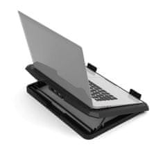 Port Designs PORT CONNECT COOLER PRO, chladící stojan na notebook, 2x USB, černý