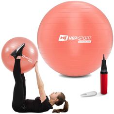 Hs Hop-Sport Gymnastický míč 70cm s pumpou - růžový