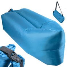 Aga Nafukovací vak Lazy bag 200x70cm modrá