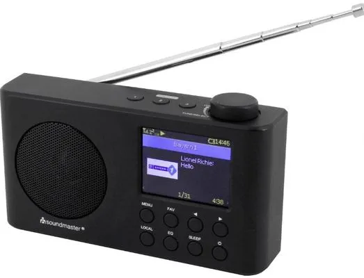 moderní radiopřijímač soundmaster ir6500sw Bluetooth dab fm rádio vestavěná baterie fajn zvuk wifi upnp