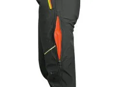 Canis Kalhoty CXS TRENTON, zimní softshell, pánské, černé s HV žluto/oranžovými doplňky, vel. 58