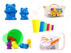 Aga Montessori hra - Spočítej medvídky - 116 dílů